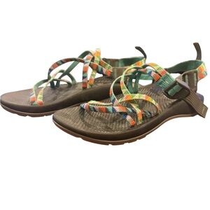 Chaco ZX/1 EcoTread Sandals Multicolor Strap Hiking Sandals Youth 5 / Women’s 7